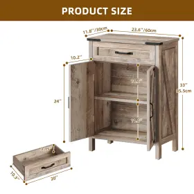 Homnia 197839290839 Bathroom Storage Cabinet Floor With Adjustable Shelves #3