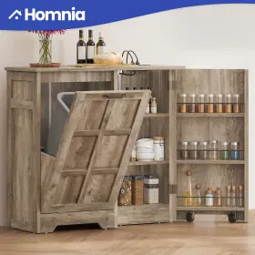 Homnia 197839658844 Tilt-out Kitchen Cabinet Storage Adjustable Shelves Garage Bin With Power Outlets