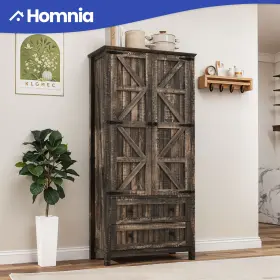 Homnia 197839874954 5 Tier Kitchen Pantry Cabinet 64.5-in Tall Utility Storage With 2 Drawer And Shelves #2