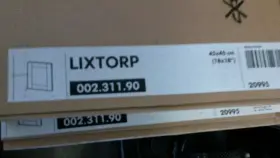 002.311.90 Ikea Kitchen Door Front Lixtorp Oak 18 Inch X18 Akurum Cabinet Brand New #3