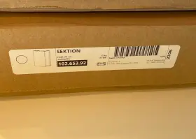 Ikea 102.653.92 Brand New Sektion Base Cabinet Frame In White 12x24x30 Inch