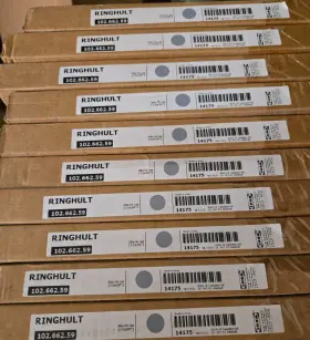 Ikea 102.662.59 Ringhult High Gloss Light Grey Kitchen Sektion 15x30 Gray Sealed