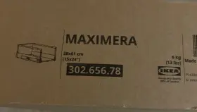 302.656.78 Ikea Maximera Drawer High White 15 X 24 Inch - New