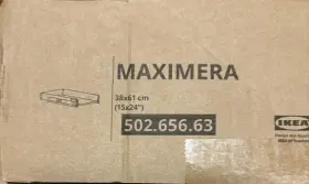 502.656.63 Ikea Maximera Drawer Low White 15 X 24 Inch - New