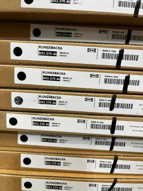 803.379.46 Ikea Qty 1 Kungsbacka 18x15 Inch Black Anthracite Cabinet Door New