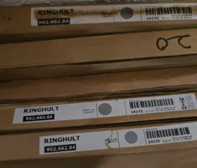 Ikea 902.662.84 Ringhult Light Grey Sektion Cabinet Drawer Faces 18x20 Gray