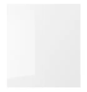902.667.26 Ikea 90266726 Ringhult 2-pc Door For Corner Base Cabinet Gloss White 13x30