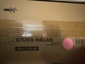 401.319.66 Ikea Of Sweden New Art Stuva Malad Front Drawer Pink 23 5/8 Inch X 6 1/4 60x16cm