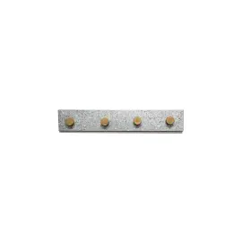 Inplace Shelving 048037020301 Burnt Wood Knobs/ Galvanized Tin Rail With Real Knobs #3
