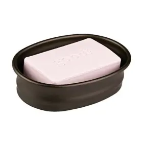 26081 Interdesign Accessories Kitchen Countertop Dish And Soap Saver The Olivia Collection 5.5 Inch X Bronze
