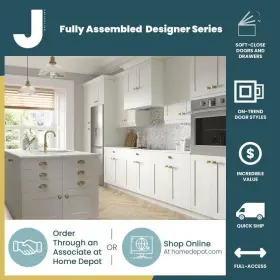 Dscp1437-md J Collection Kitchen Cabinets 37 Inch Hx14 Wx0.63 L Particle Board Laminate Brown #2