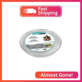 Kitchen Spaces 1463a6-amz Large Lazy Susan Turntable Organizer Easy Reach Deep Cabinet She