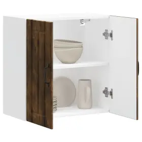 Kitchen Wall Cabinet Smoked Oak Engineered Wood 721158421685