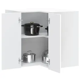 Kitchen Wall Corner Cabinet White Engineered Wood Compact 721158424433