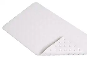 Bmat-c4l04-04 Kittrich Corp. 4 Pack - Bath Mat Circles White Rubber 14 X 24- Inch -bmat-c4l04-04