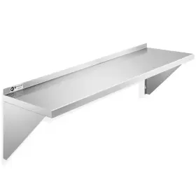 Kutler 313056489447 48 Inch W X 12 D Stainless Steel Wall Mounted Shelf Restaurant Kitchen Lau