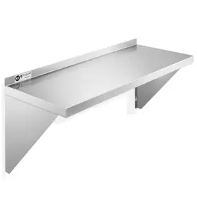 Kutler 726084673519 36 Inch W X 18 D Stainless Steel Wall Mounted Shelf Restaurant Kitchen Lau