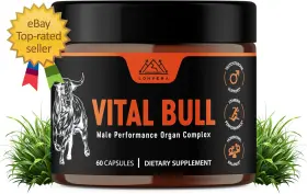 Lonvera 313049460491 Vital Bull Beef Organ Supplement For Men With Grass Fed Liver Testicle Prostat