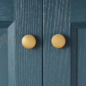 Lucky Monet 740196828254 Golden Cabinet Knobs For Dresser Drawer Hardware Gold 1.2 X 1 Inch Dia #3