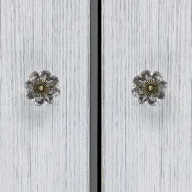 Lucky Monet 740196831179 10pcs Acrylic Cabinet Knobs Pulls Handle For Closet Drawers Clear 1.3x1.2 Inch #3