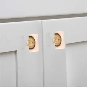 Mascot Hardware 191535009252 Beauty Art 1.5 Inch Natural And Wood Resin Cabinet Knobs