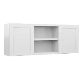 Mills Pride 313056367325 Wall Kitchen Laundry Cabinet With Soft Close 60 Inch X 23 12 White