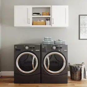 Mills Pride 711181548594 Wall Kitchen Laundry Cabinet With Soft Close 60 Inch X 23 12 White #2