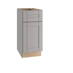 B18-rvg Mills Pride Kitchen Cabinet 18 Inch X 24 34.5 Soft Close Doors In Vesuvius Gray
