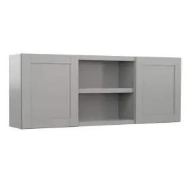 W6023-rvg Mills Pride Wall Kitchen Laundry Cabinet With Soft Close 60 Inch X 23 12 Gray