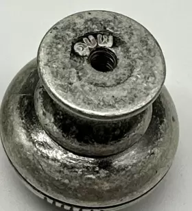 Mng 803055125113 19x Hardware 12511 1 1/4-inch Striped Knob Distressed Antique Silver #2