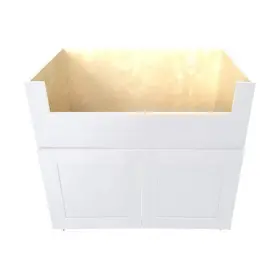 Swxfsb36-ni Plywell Ready To Assemble 36 Inch X 34.5 24 Shaker Farm Sink Base Cabinet With