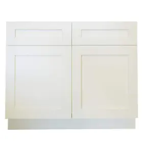 Swxsb36-cy Plywell Ready To Assemble 36x34.5x24 Inch Shaker Sink Base Cabinet With 2 Doors In White