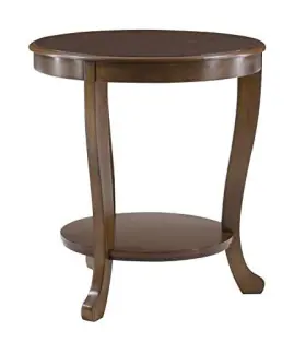 Powell 081438629452 Modern Classic Sabine Side Table Hazelnut #2
