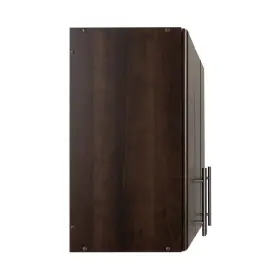 3-adjustable Prepac Eew-5424 Wall Cabinet 12 Inch Lx54 Wx24 H Triple Door Shelves Espresso #2