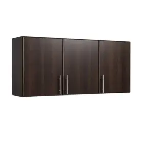 3-adjustable Prepac Eew-5424 Wall Cabinet 12 Inch Lx54 Wx24 H Triple Door Shelves Espresso