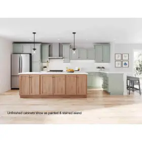 Kw3630-ufdf Private Brand Unbranded 36 Inch W X 12 D 30 H Assembled Wall Kitchen Cabinet In Unfinished With #2