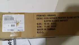 Hr904g Rev-a-shelf 5700 Series Top Bottom Slides Wfeet Slide Out Pantry Parts #3
