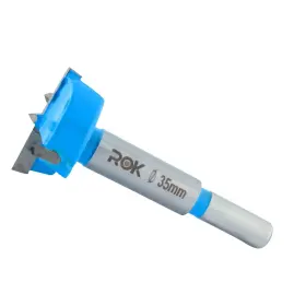 Rok 600346736894 Hardware 35mm Hinge Boring Forstner Drill Bit Blue #3