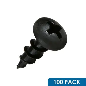 Rok 600346737266 Hardware #8-11 X 1/2-inch Deep/coarse Thread Phillips Black #2