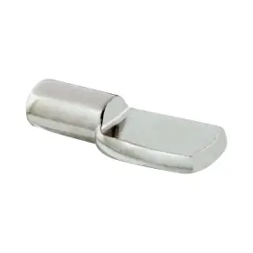 Rok 600346737303 Hardware 0.25 Inch Shelf Pins Flat Spoon Style Nickel Finish