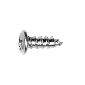 Rok 600346737662 Hardware #6 X 0.5 Inch Deep / Coarse Thread Phillips Silver Finish #2