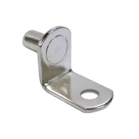 Rok 600346737730 Hardware 25 Pack 0.25 Inch L-shaped Shelf Support With Nickel Finish