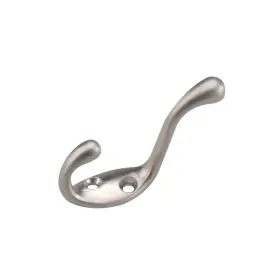 Rok 600346738539 Hardware Heavy Duty Coat Hook 3.5 Inch Brushed Nickel Silver #3