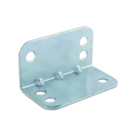 Rok 600346744035 Hardware Zinc Heavy-duty Right-angle 20-gauge Brace Silver Finish #3 Rok 600346744035 Hardware Zinc Heavy-duty Right-angle 20-gauge Brace Silver Finish #3