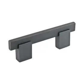Rok 600346744493 Black Metal 3-3/4 Centers 5-1/32 Length Bridge Style