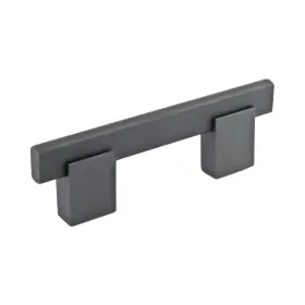 Rok 600346744547 Bridge-style Black Metal Pull Handle Pack Of 5 #3
