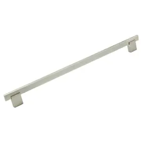 Rok 600346744745 5 Pack Bridge Style Pull Handle Brushed Nickel 12-5/8 Silver