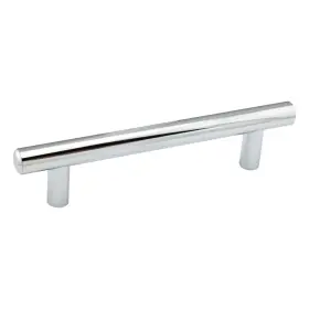 Rok 600346745032 Hardware Chrome-finish Solid Metal Euro Pull Handle Chrome Finish #3
