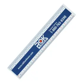 Rok 614405017398 Hardware Measuring Plastic Flexi 6 Inch Easy Read English White #3