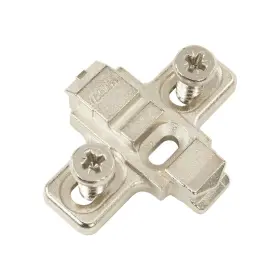 Rok 614405017787 25 Pack Blum Frameless One Piece Wing 0mm Mounting Plate Nickel Finish